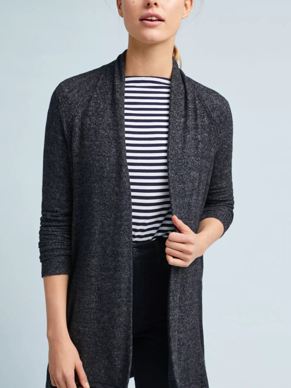 Anthropologie Saturday Sunday Brushed Fleece Cardigan
